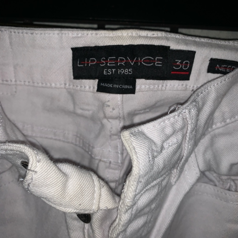 Vintage Lip Service White Pants